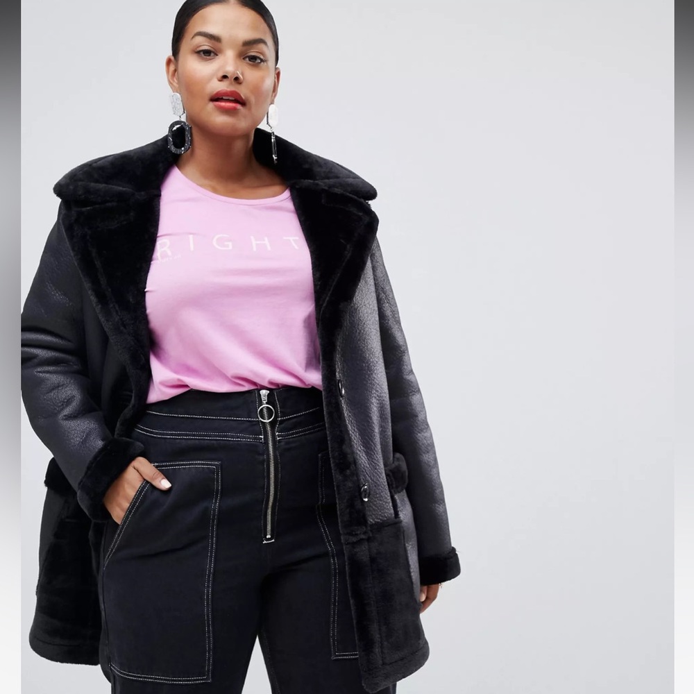 COPY - ASOS Curve Aviator Jacket